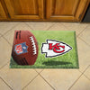 NFL - Kansas City Chiefs Rubber Scraper Door Mat