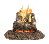 Pleasant Hearth Willow Oak Fireplace Log Set Unlimited hr 42 lb