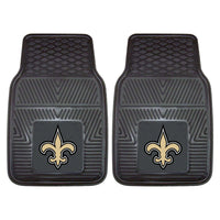 NFL - New Orleans Saints Heavy Duty Car Mat Set - 2 Pieces