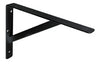 Knape & Vogt 208 Black Steel Super Duty Bracket 12 in. L 1200 lb (Pack of 10)