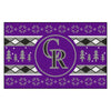 MLB - Colorado Rockies Holiday Sweater Rug - 19in. x 30in.