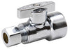 BK Products ProLine 1/2 in. FIP X 3/8 in. Compression Brass Straight Valve