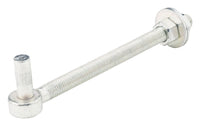 National Hardware 10 in. L Zinc-Plated Silver Steel Bolt Hook 1 pk