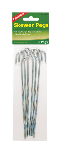 Coghlan's Silver Skewer Pegs 8.625 in. H X 2.875 in. W X 7 in. L 6 pk