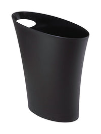 Umbra 2 Black Skinny Wastebasket (Pack of 6)