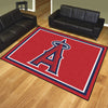 MLB - Los Angeles Angels 8ft. x 10 ft. Plush Area Rug