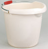 Rubbermaid Roughneck Plastic Bisque Round Bucket 15 qt. Capacity (Pack of 6)