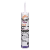 Custom Building Products Polyblend Charcoal Siliconized Acrylic Caulk 10.5 oz. (Pack of 6)