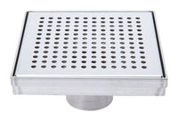 BK Products 2 in. D Chrome Square Shower Drain