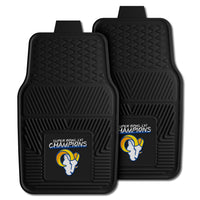 Los Angeles Rams Super Bowl LVI Heavy Duty Car Mat Set - 2 Pieces