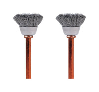 Dremel 1/2 in. X 1.75 in. L Stainless Steel Brush 2 pk