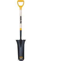 True Temper 46.5 in. Steel Drain Spade Wood Handle