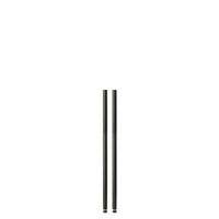 Honey Can Do 36 in. H x 1 in. W x 1 in. D Steel Shelf Pole with Leg Levelers (Pack of 2)