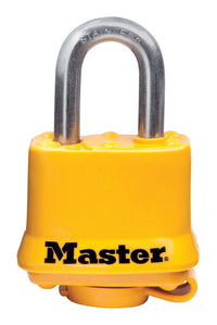 Master Lock 1.5 in. W Steel 4-Pin Tumbler Padlock Keyed Alike