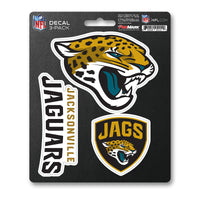 NFL - Jacksonville Jaguars 3 Piece Decal Sticker Set