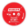 Diablo 6-1/2 in. D X 5/8 in. S Ultra Finish TiCo Hi-Density Carbide Saw Blade 60 teeth (Pack of 10)