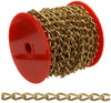 Campbell No. 200 Brass Plated Gold Brass Hobby/Craft Sash Chain 5/64 in. D 0.4 in.