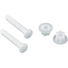 PlumbCraft Toilet Seat Hinge Bolts White Plastic