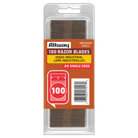 Allway 1-9/16 in. L x 0.009 Steel Single Edge Razor Blade 100 pk (Pack of 10)