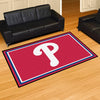 MLB - Philadelphia Phillies 5ft. x 8 ft. Plush Area Rug