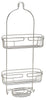 Zenna Home 25.5 in. H X 4.88 in. W X 12 in. L Silver Shower Caddy