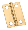 National Hardware 1-1/2 in. L Solid Brass Narrow Hinge 1 pk