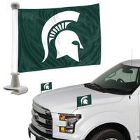 Michigan State University Ambassador Car Flags - 2 Pack