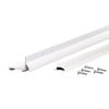 M-D White Vinyl Weatherstrip For Doors 36 in. L X 1.38 in.