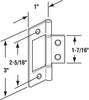 Prime-Line 3 in. L Brass-Plated Door Hinge 2 pk