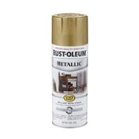 Rust-Oleum Stops Rust Gold Rush Spray Paint 11 Oz. (Pack Of 6)