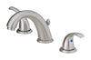 OakBrook Brushed Nickel Widespread Bathroom Sink Faucet 6in. - 12 in.