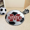 Mississippi State University Soccer Ball Rug - 27in. Diameter