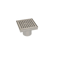 Innova 4 in. D Brushed Nickel Stainless Steel Square Shower Drain