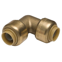 SharkBite 3/8 in. Push X 3/8 in. D Push Brass Elbow