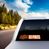 Oklahoma State University 2 Piece Decal Sticker Set