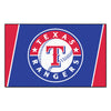 MLB - Texas Rangers 4ft. x 6ft. Plush Area Rug