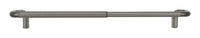 Umbra Silver Twilight Room Darkening Drapery Rod 28 in. L X 48 in. L