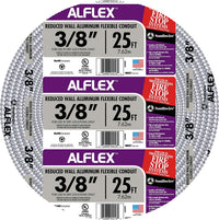 Southwire Alflex 3/8 in. D X 25 ft. L Aluminium Flexible Electrical Conduit For FMC