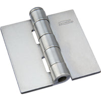 560 2" SQR Weldable Surface Door Hinge 1/pk - Plain Steel