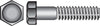 Hillman 1/4 in. D X 6 in. L Zinc Plated Steel Hex Bolt 100 pk