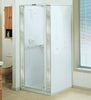 Mustee Durastall 75.38 in. H X 36 in. W X 36 in. L White Shower Stall