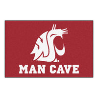 Washington State University Man Cave Rug - 19in. x 30in.