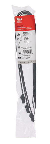 Gardner Bender 21 in. L Black Cable Tie 3 pk