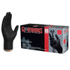 Gloveworks Nitrile Disposable Gloves Medium Black Powder Free 100 pk