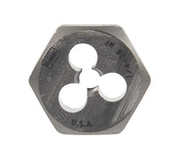 Irwin Hanson High Carbon Steel SAE Hexagon Die 1/4 in.-28NF 1 pc. (Pack of 5)