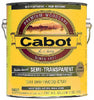 Cabot Semi-Transparent Tintable 1307 Deep Base Water-Based Acrylic Stain 1 gal. (Pack of 4)