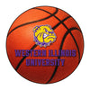 Western Illinois University Basketball Rug - 27in. Diameter