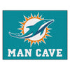 NFL - Miami Dolphins Man Cave Rug - 34 in. x 42.5 in.