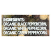 Simply Organic Get Crackin Peppercorn Mix - Organic - Grinder - 3 oz