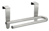 iDesign Forma Brushed Silver Over the Cabinet Towel Bar 6.5 in. L Stainless Steel